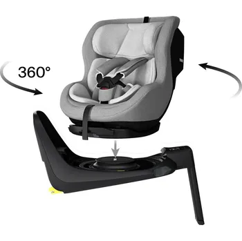 Autosedačka Thule Elm autosedačka pro batolata Light Grey + ISOFIX základna Alfi