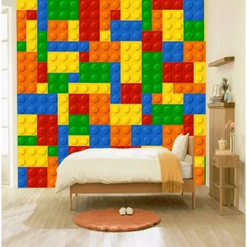 Tapeta Solution Media 3D tapeta -Lego MU847 1 - Voděodolné plátno - Textilní tapeta omyvatelná - 250g/m2