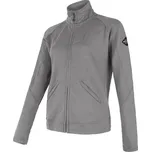 SENSOR MERINO UPPER dámská mikina celozip šedá velikost XL
