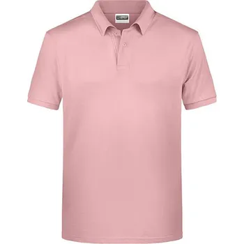 Pánská móda James&amp;Nicholson Pánská polokošile JN8010 Soft Pink 3XL