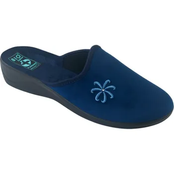 Dámská obuv Dámské pantofle přezůvky ADANEX Silvia 29259 modré plná špička velikost: 41