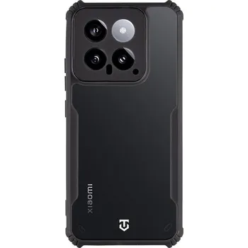 Pouzdro na mobilní telefon Tactical Quantum Stealth kryt pro Xiaomi 14 čirý/černý
