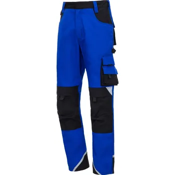 Pánské kalhoty NITRAS MOTION TEX PLUS, pracovní kalhoty, dlouhé, královská modrá / tmavě modrá Velikost: 56