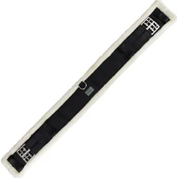 Podbřišník Drezurní nylonový podbřišník USG s umělým beránkem - světlý, vel. 90 cm