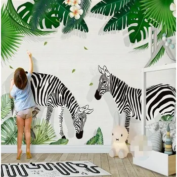 Fototapeta Solution Media 3D tapeta - Zebry MU1657 3 - 3D Relief - Vliesová tapeta - 320g/m2