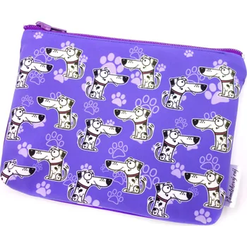 Pamlskový Ráj Univerzální taštička - dalmatin Barva: fialová