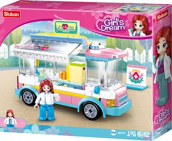 Stavebnice Sluban Sluban Girls Dream M38-B0797 ambulance