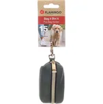 Zásobník na sáčky na výkaly FLAMINGO Mirko tmavě zelený 8x5x5cm