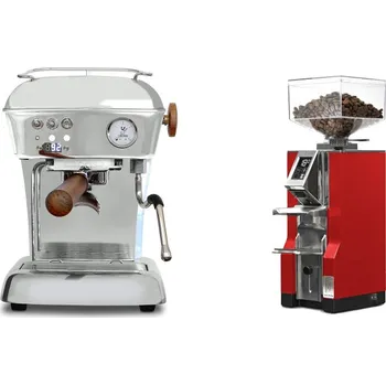 Kávovar Ascaso Dream PID, leštěný hliník + Eureka Mignon Libra, CR…