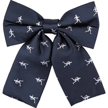 Kravata Bubibubi Tmavomodrý dámský motýlek běžec