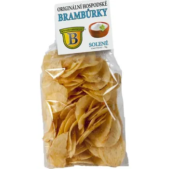 Chips Brambůrky hospodské solené 20 x 70 g