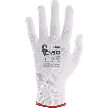 Pracovní rukavice Rukavice CXS SAWA, textilní Velikost: 7 / S