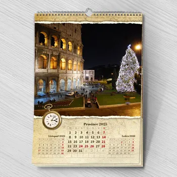 Fotokalendář Nástěnný fotokalendář měsíční "Kolem světa"