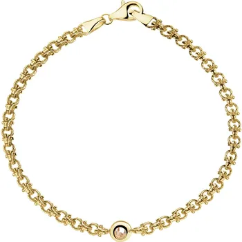 Náramek Zlatý náramek se zirkonem - AP539-7023