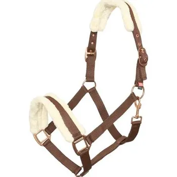 Ohlávka s beránkem IRH Classic, hnědá - vel. Cob