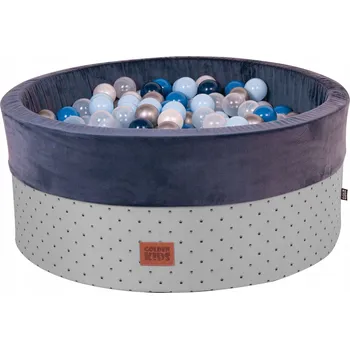 Suchý bazén Pěnový suchý bazén pro děti MINKY dětské hřiště GRANÁT 90x40 + 300 míčků