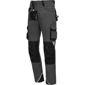 Dámské kalhoty NITRAS MOTION TEX PRO FX – pracovní kalhoty, dlouhé, šedo/černé, OEKO-TEX Velikost: 24