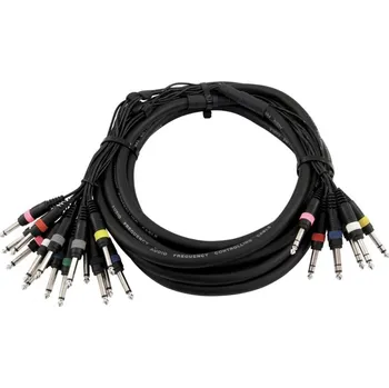 Audio kabel Snake kabel 8x Jack 6,3 stereo - 16x Jack 6,3 mono, 15 m