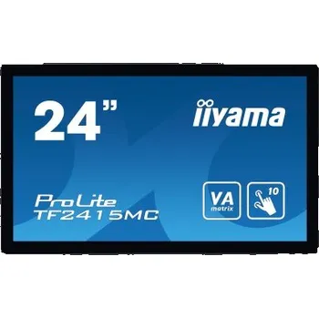 Monitor 24" iiyama TF2415MC-B2: VA, FullHD, capacitive, 10P, 350cd/m2, VGA, DP, HDMI, černý