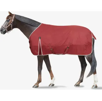 Deka pro koně Nepromokavá deka Horze Sudbury 2v1, 50+100g, červená - vel. 155 cm
