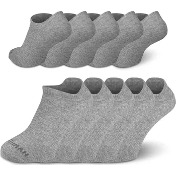 Pánské ponožky Northman Sada 4+1 sportovních ponožek Evy Velikost: 45-47 Tmavě šedé Sportovní Bavlněné Podkotníkové Ponožky (sada)