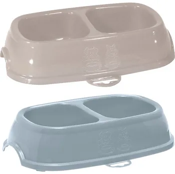 Miska pro psa Miska plastová, dělená - 2 x 200 ml