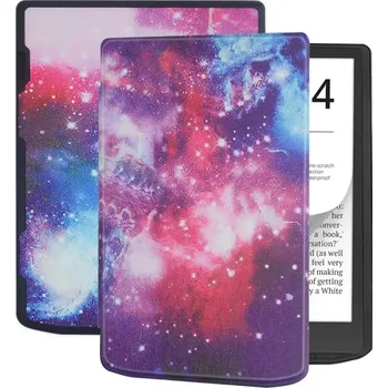 Pouzdro na tablet VSECHNONAMOBIL 75333 ART Zaklápěcí pouzdro pro Pocketbook InkPad 4 743G / InkPad Color 3 743K3 / InkPad Color 2 743 GALAXY