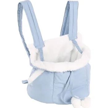 Taška pro psa a kočku Taška klokanka FLAMINGO Cuddi modrá 32x22x25cm (do max 4kg)