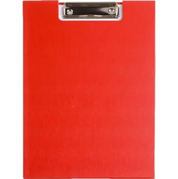 Psací podložka Podložka s klipem A4 dvojitá, Ecoline, červená