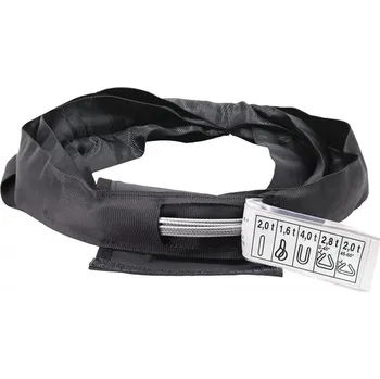 Upínací popruh Nekonečná smyčka s ocelovými vlákny SX-STEEL-L-010, užitná/obvodová délka 1m/2m