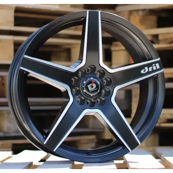 Alu kolo Alu kola Racing Line A5274, 18x8 10x105 ET35, černá matná + leštění
