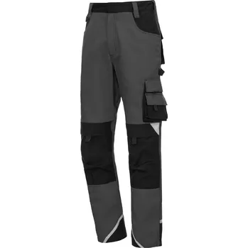 Pánské kalhoty NITRAS MOTION TEX PLUS, pracovní kalhoty, dlouhé, šedá / černá Velikost: 66