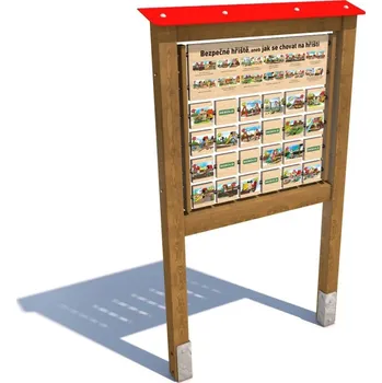 Pexeso Monkeys Edukační panel Pexeso - Bezpečné hřiště 160