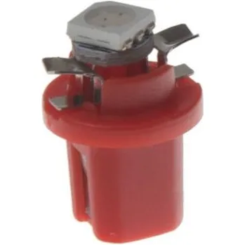 Autožárovka Mini LED B8,5 červená/3SMD