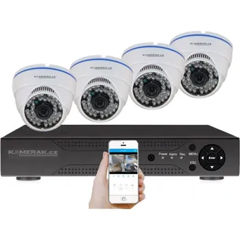 Kompletní kamerový systém 4 kamerový set AHD WN4-51A 2MPx , CZ menu