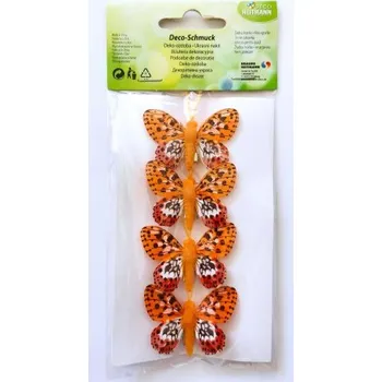 Motýl 4 ks s klipem mix