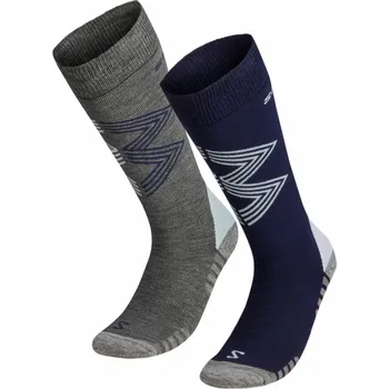 Pánské ponožky Salomon Elios 16862 - navy dark/grey 42