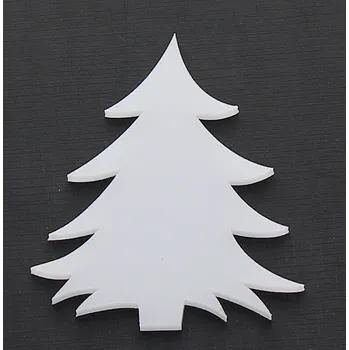 Vánoční dekorace Naše galanterie Dekorace Strom plexi 6B 7cm