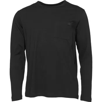 Pánské tričko Pánské pyžamové triko Calvin Klein L/S CREW NECK S Černá