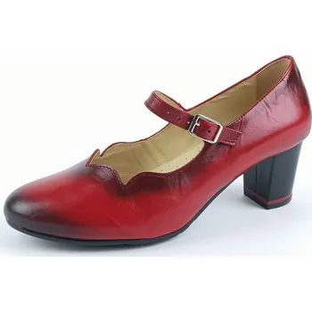 Dámské lodičky Dámské lodičky Bartoň R24101 červené 41