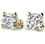 Dámské náušnice žluté zlato 585/1000 přírodní diamant 0.52 ct G/SI 10828-410-NS-ZL-DIA