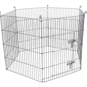 Ohrádka FLAMINGO Zippo pro hlodavce černá 120x60x80cm