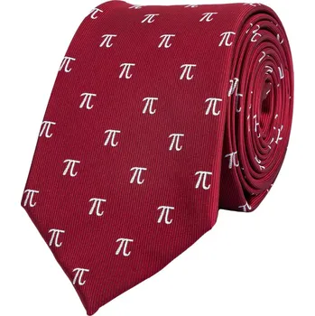 Kravata Bubibubi Červená kravata Pí