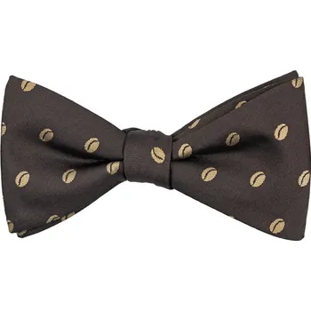 Motýlek Bubibubi Tmavohnědý motýlek s kávovými zrny