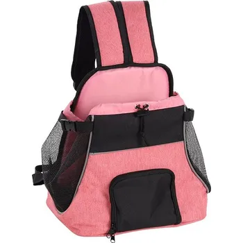 Taška pro psa a kočku Taška klokanka FLAMINGO Xynty růžová 29x23x38cm (do max 4kg)