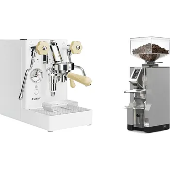 Kávovar Lelit Mara PL62X V2, white + Eureka Mignon Libra, CR grey