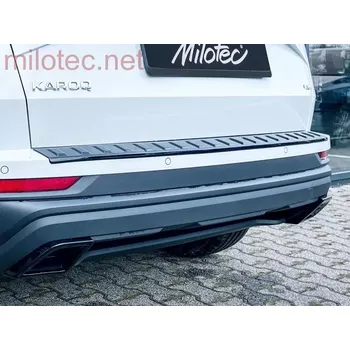 Tuning Dummy - koncovky výfuku, ABS - černý lesklý "klavírlak", Karoq Facelift (Škoda Karoq Facelift 11/2021 –›)