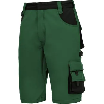 pracovní kraťasy NITRAS MOTION TEX PLUS – pracovní kraťasy, zelené / černé, OEKO-TEX Velikost: 44