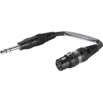 Audio kabel Sommer cable adaptér 3-pin XLR(F) / 6.3mm Jack
