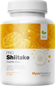 Přírodní produkt MycoMedica Shiitake Pro 500 mg BIO 90 cps.